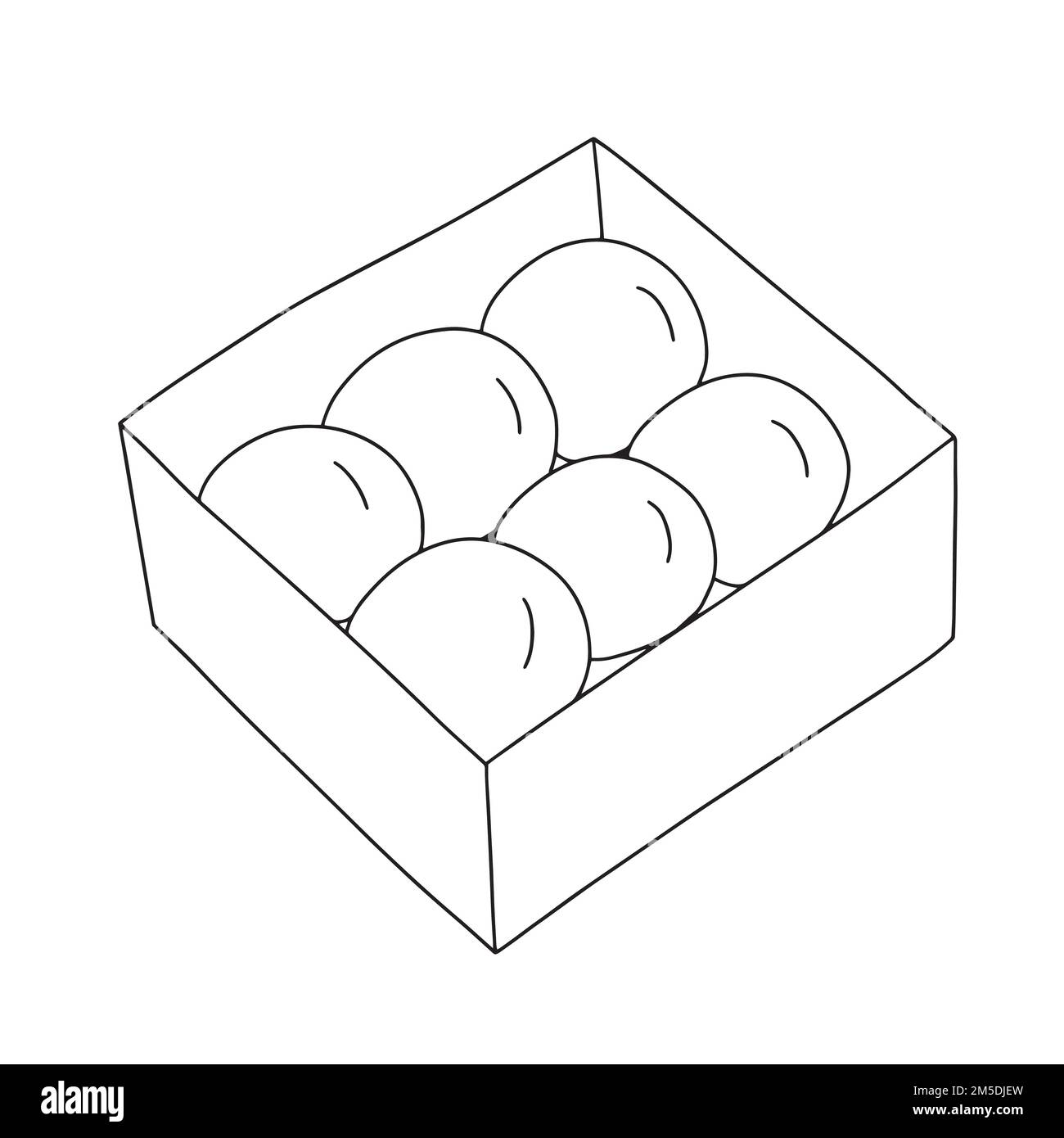 Vector mochi dessert in box Stock Vector Image & Art - Alamy 