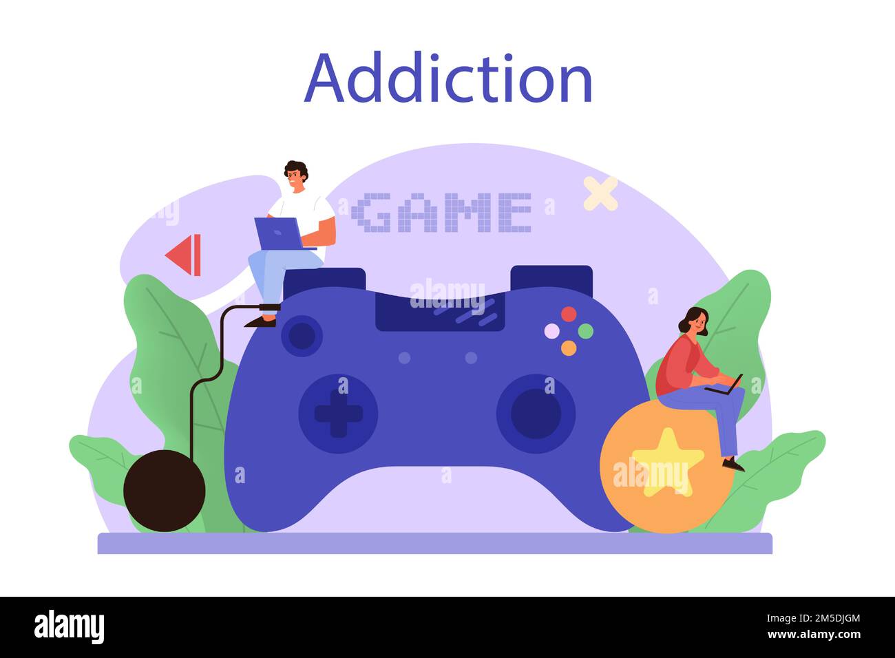 Addiction concept. Idea of medical treatment for addicted people. Video