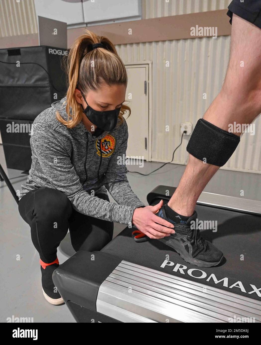 Amy Jones, a certified corrective exercise specialist at the 173rd