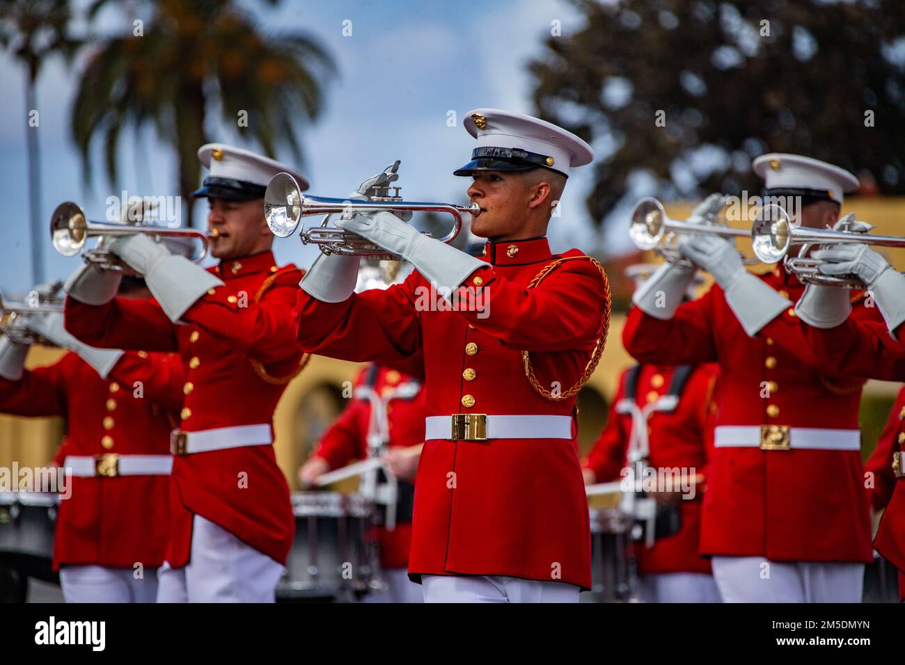 U.S. Marines with Marine Drum and Bugle Corps, Battle Color Detachment