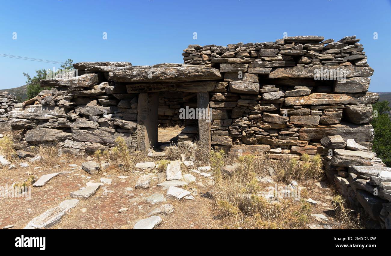 prehistoric megalithic, ritual shelters Stock Photo - Alamy