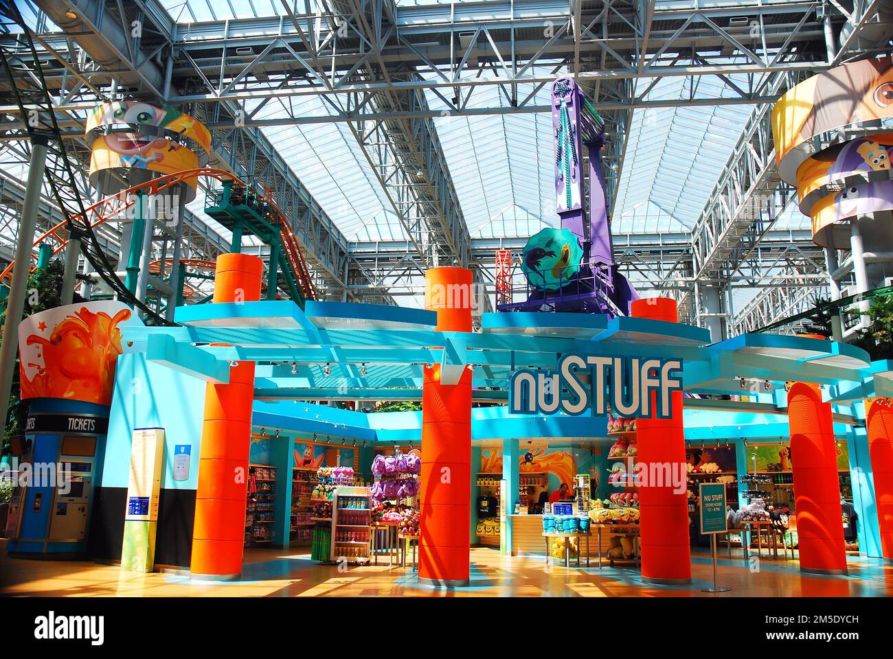 An Indoor Amusement Park At The Mall Of America Minnesota Stock Photo an-indoor-amusement-park-at-the-mall-of-america-minnesota-stock-photo