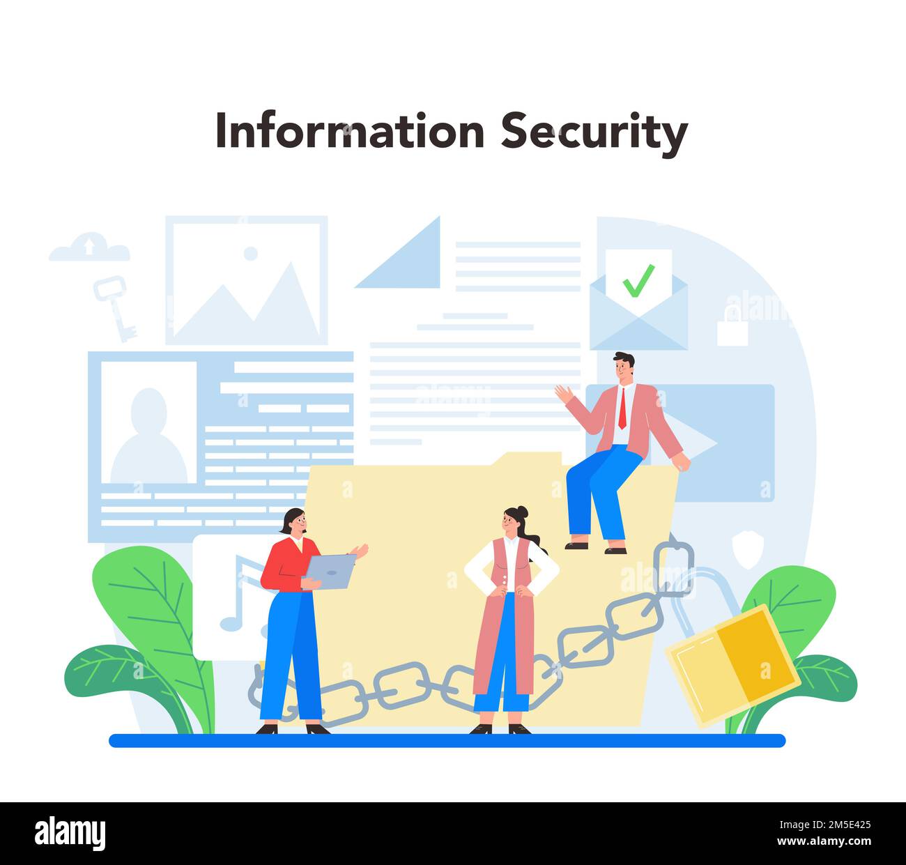 Digital crime prevention Stock Vector Images - Alamy