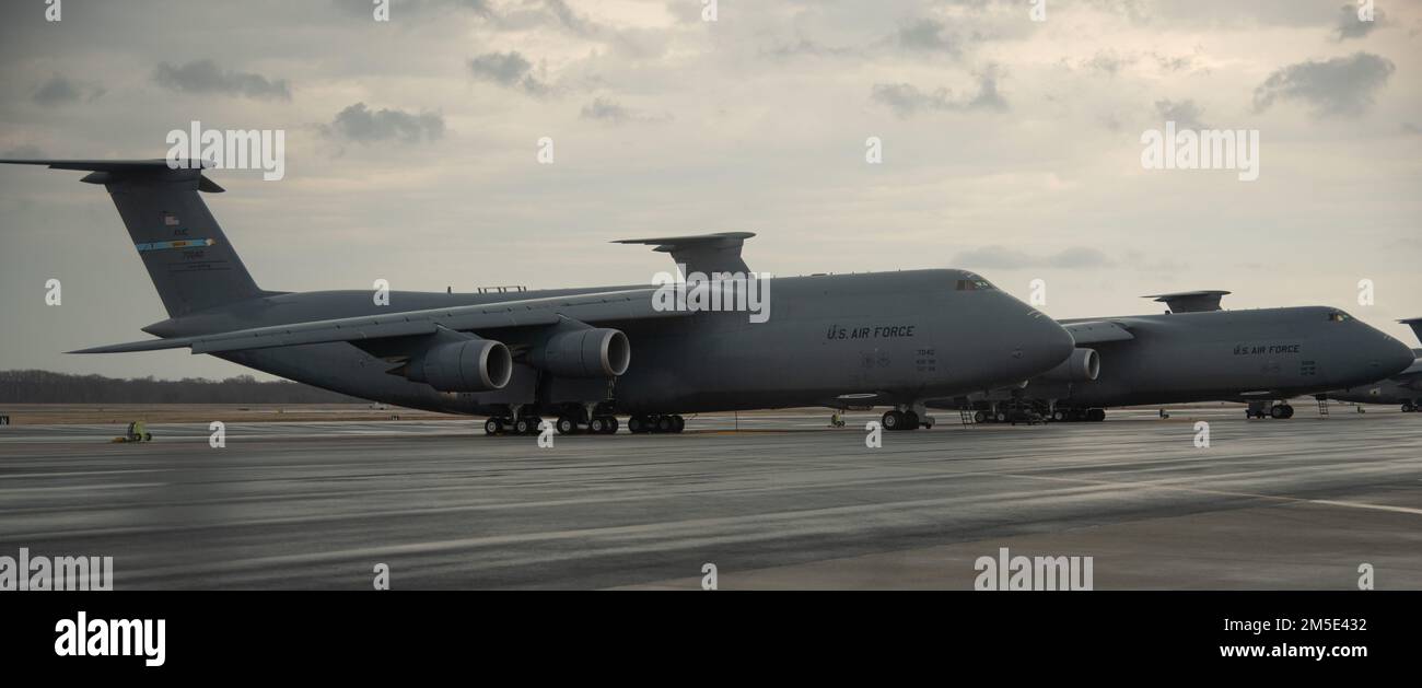 Aircraft profile print of C-5M Super Galaxy 60th AMW, 349th