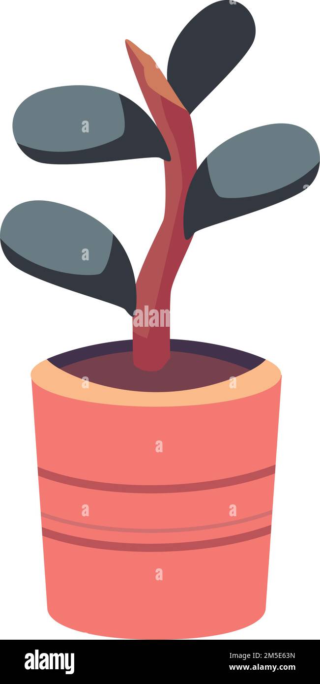 flat plant pot Stock Vector Image & Art - Alamy