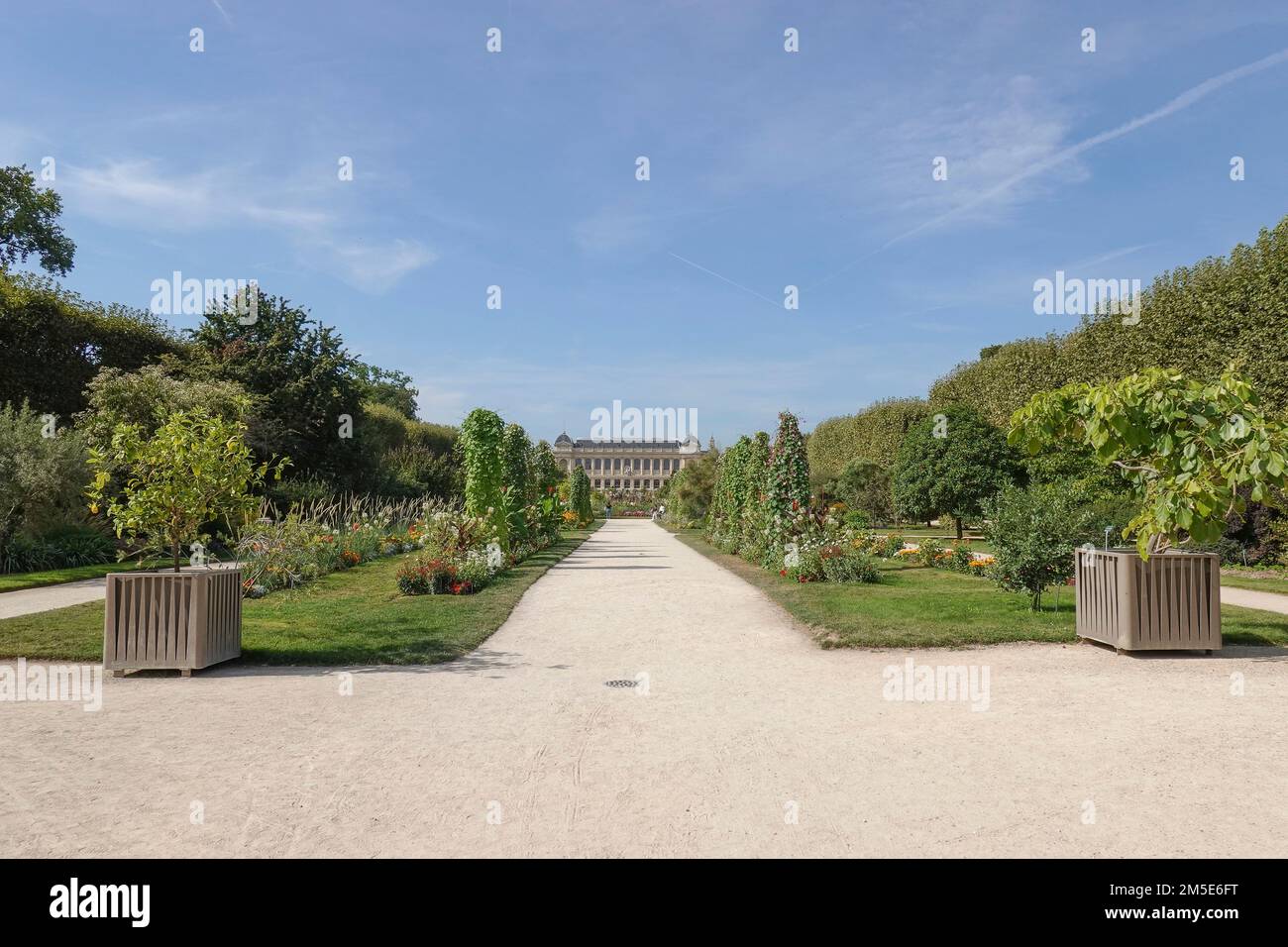France, Paris, Jardin des Plantes botanical gardens and the Grande