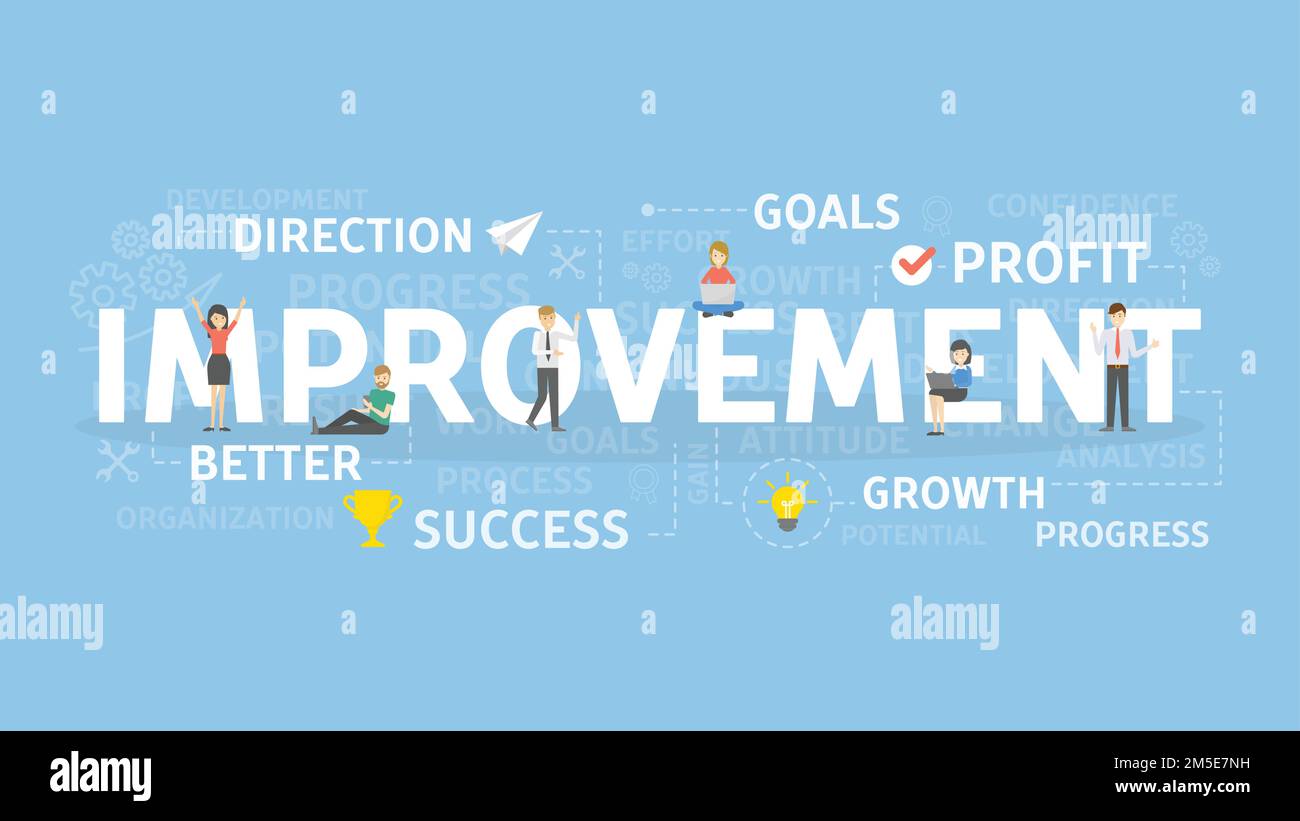 Continuous improvement vector vectors hi-res stock photography and ...