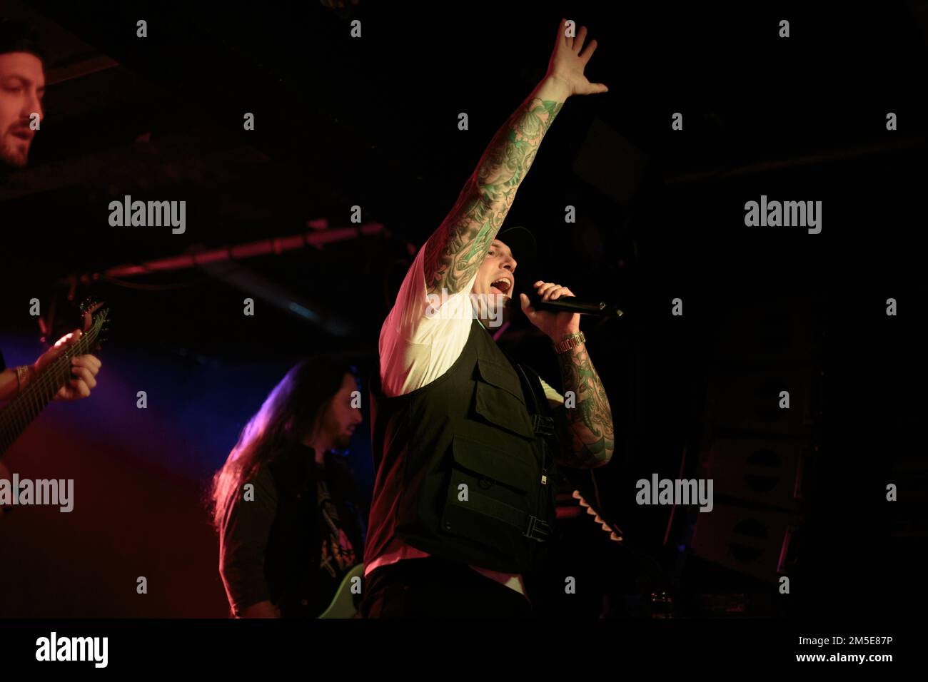 Bad Wolves live at Manchester Academy Uk. 11th December 2022 Stock ...