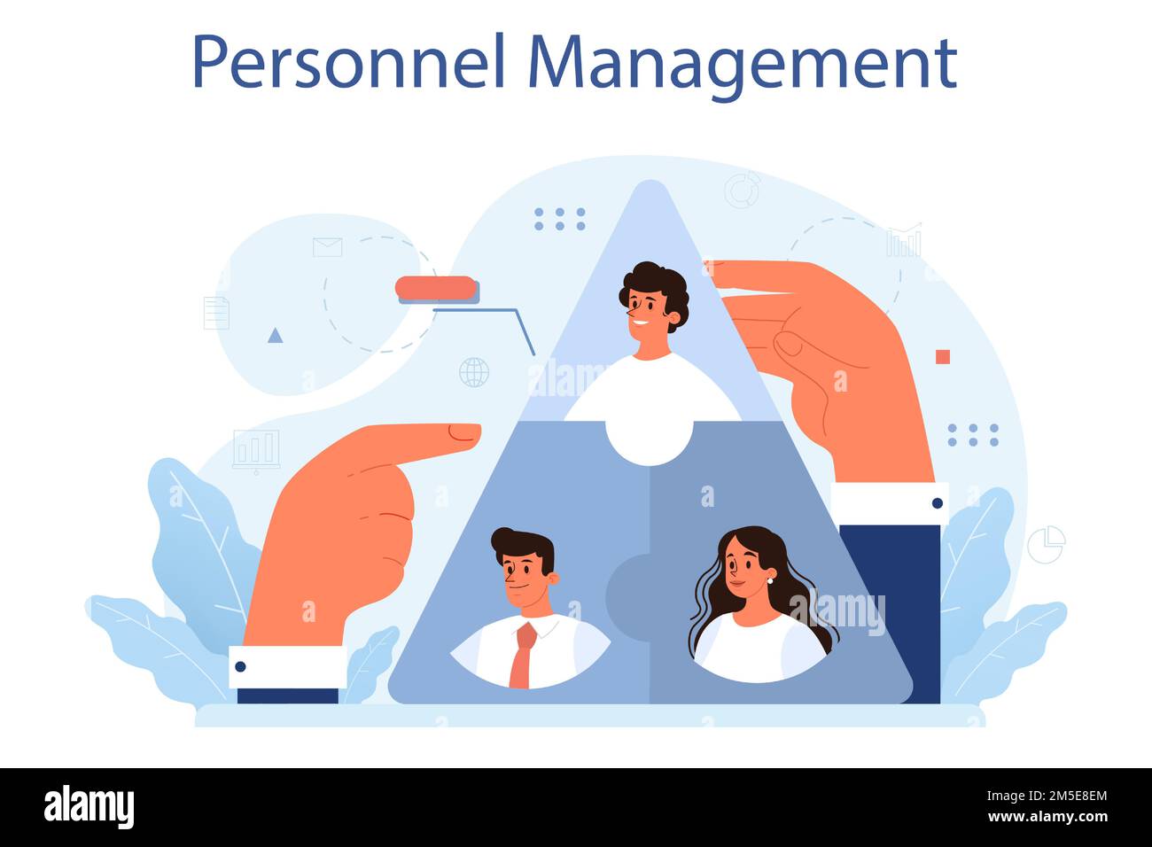 Personnel management concept. Business recruitment and empolyee