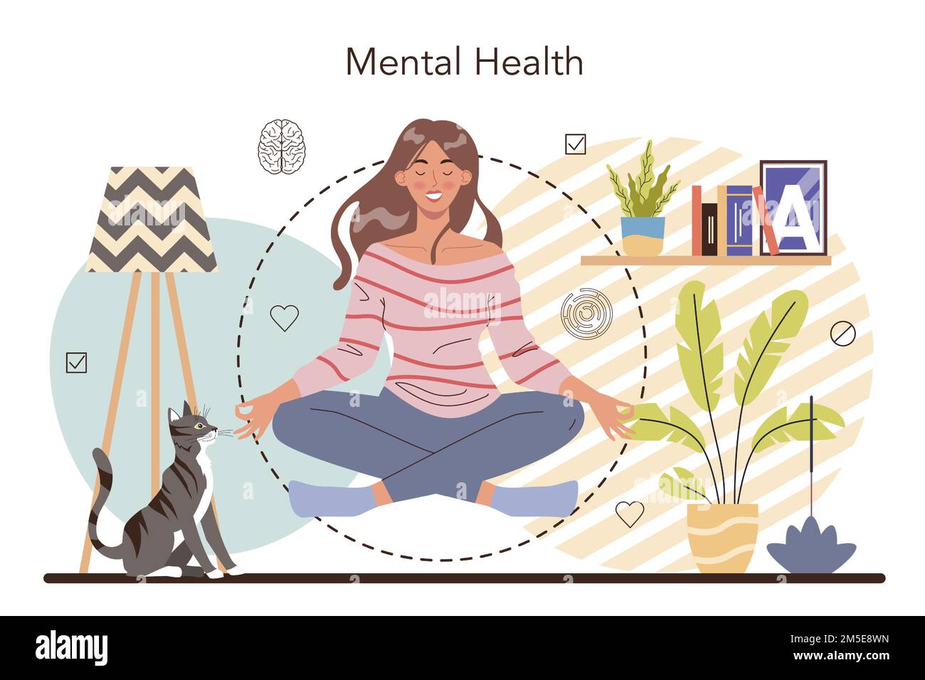 Psychologist concept. Mental health diagnostic. Doctor treating human