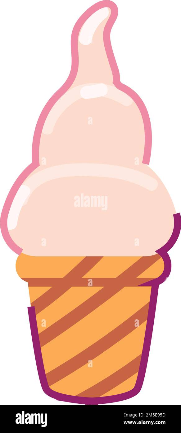 flat ice cream Stock Vector Image & Art - Alamy