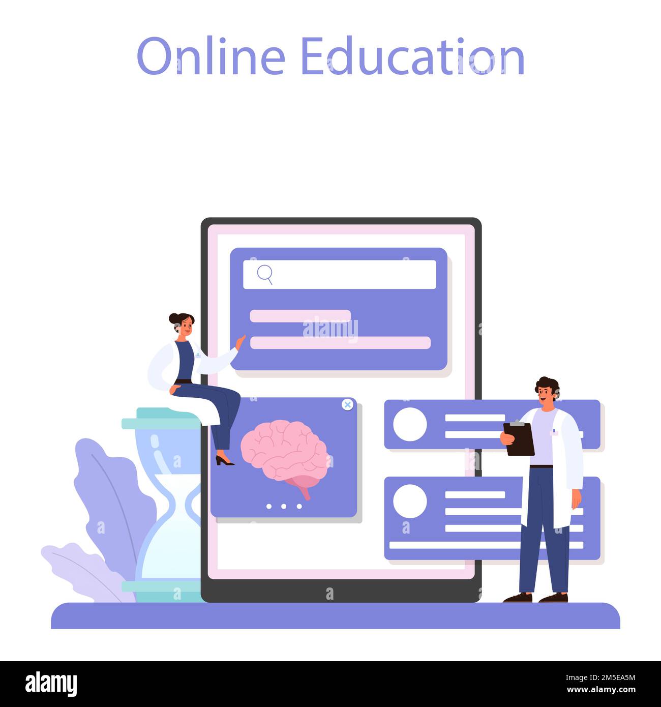 Psychiatrist online service or platform. Mental health diagnostic