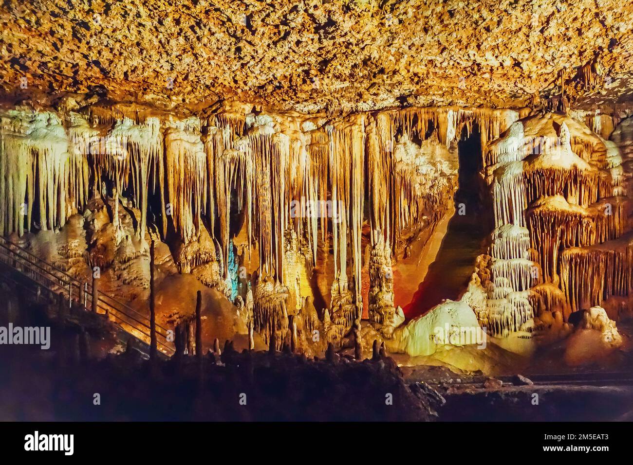 Limestone Caves in Carlsbad Caverns National Park in Carlsbad, New