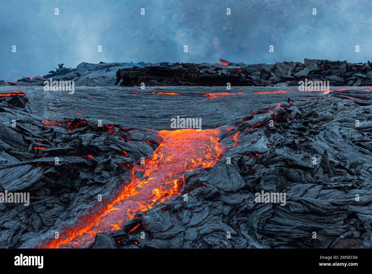 A Kilauea shield volcano in Hawaii Stock Photo Alamy