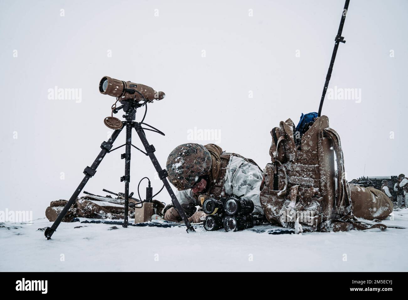 A U.S. Marine attached to 3rd Battalion, 6th Marine Regiment, 2nd ...