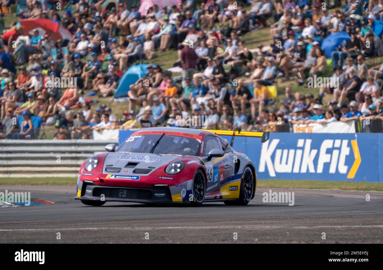 Porsche Carrera Cup Race Sunday Thruxton 2022 Stock Photo Alamy