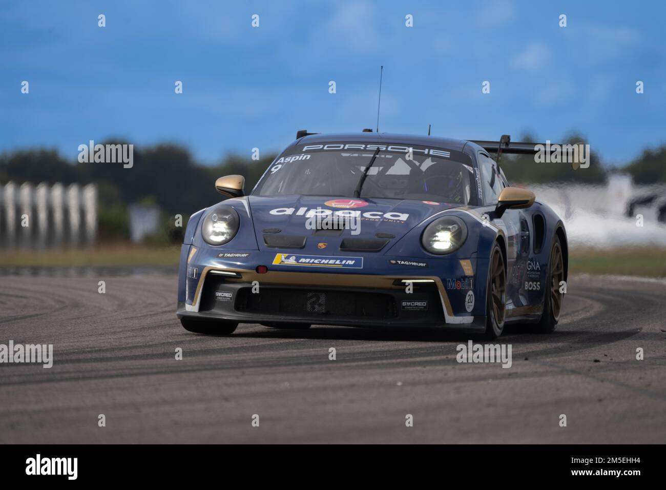 Porsche Carrera Cup Race Sunday Thruxton 2022 Stock Photo Alamy