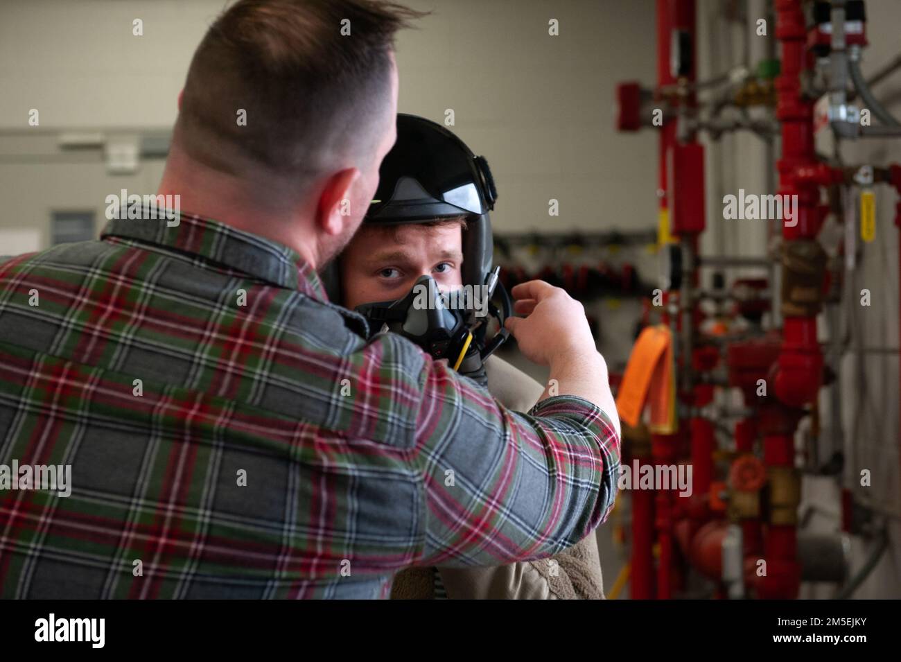 U.S. Air Force Master Sgt. Kris Harmon, an Aircrew Flight Equipment