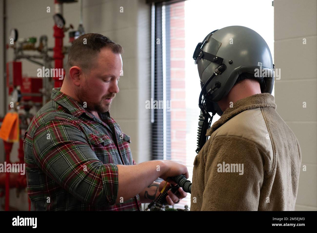 U.S. Air Force Master Sgt. Kris Harmon, an Aircrew Flight Equipment