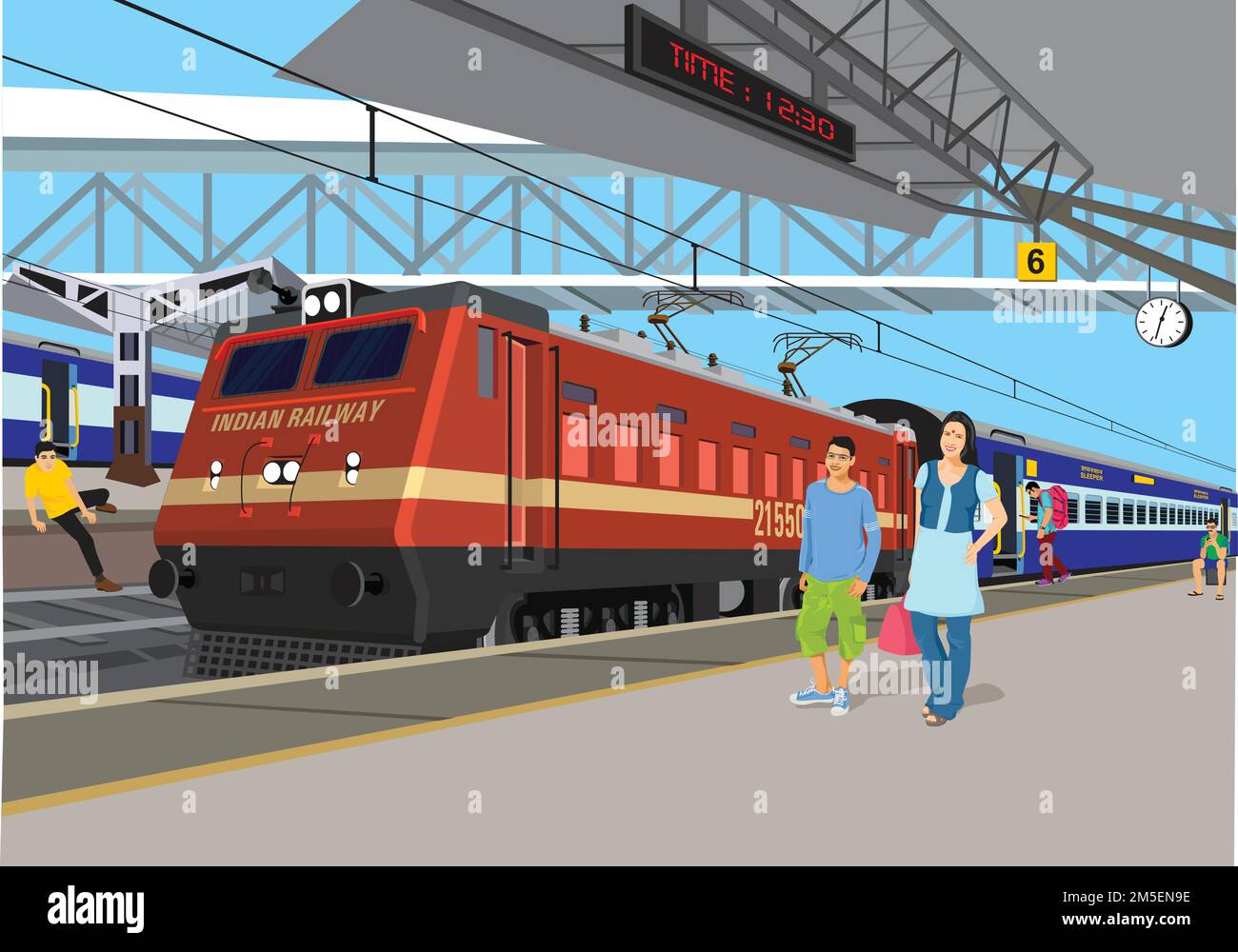 At the railway station Stock Vector Images - Page 2 - Alamy At the railway station Stock Vector Images - Page 2 - Alamy