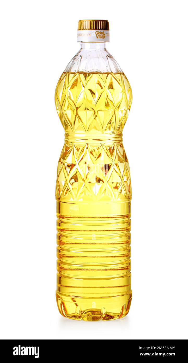 oil plastic bottle isolated on white background with clipping path Stock Photo Alamy