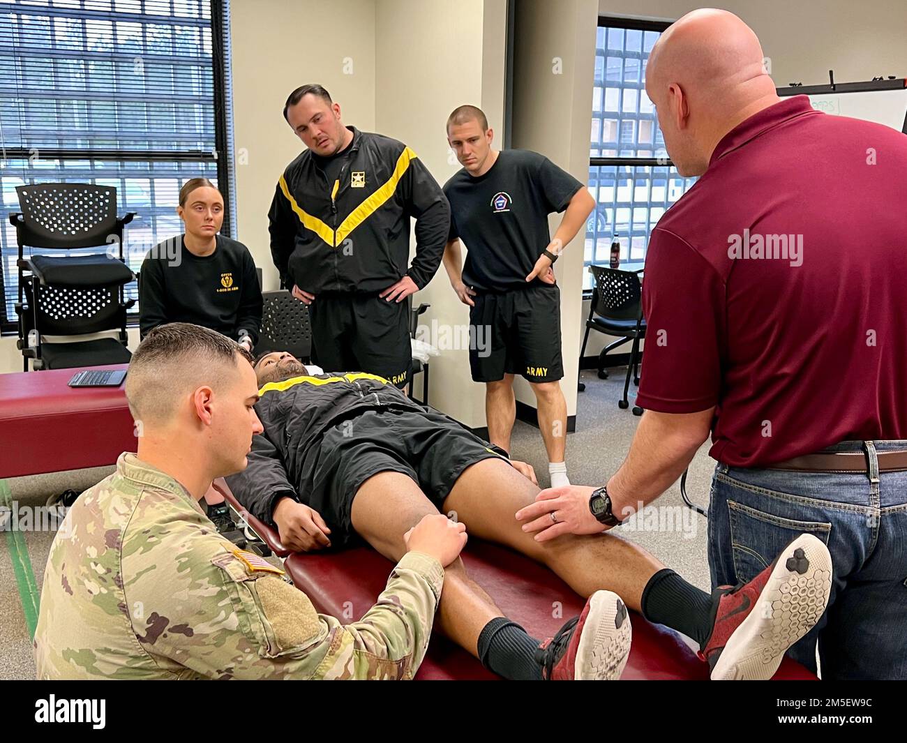Pictured from left Spc. Madeleine Bryan, Sgt. Nicholas Hanson and Cpt