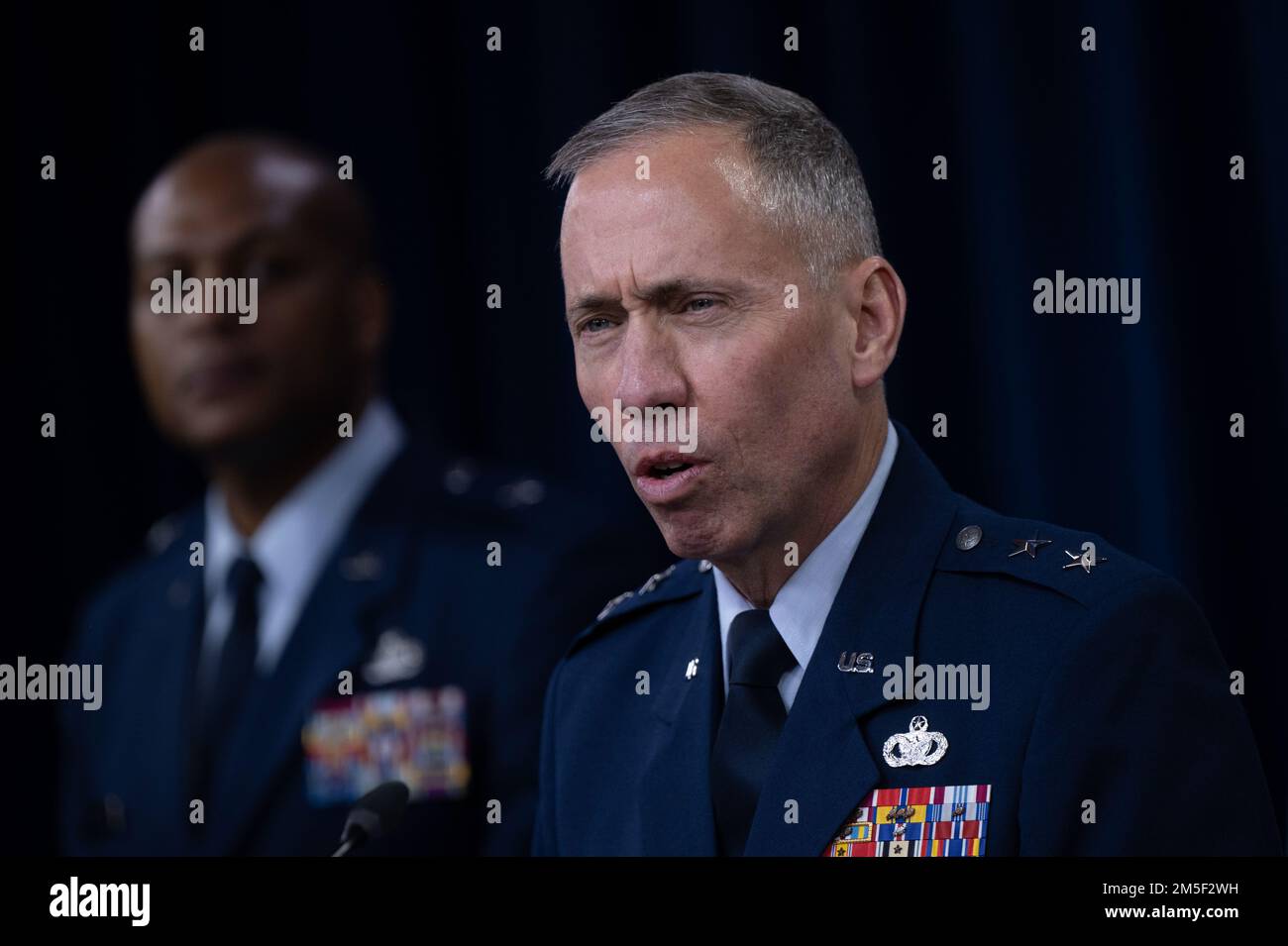 Air Force Maj. Gen. John T. Wilcox, commander, Air Force Installation