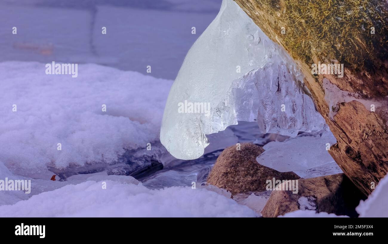 Nature creates really nice works of art in nature, especially with cold