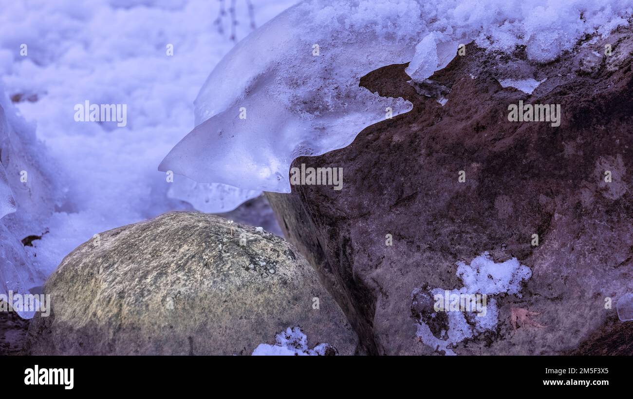 Nature creates really nice works of art in nature, especially with cold