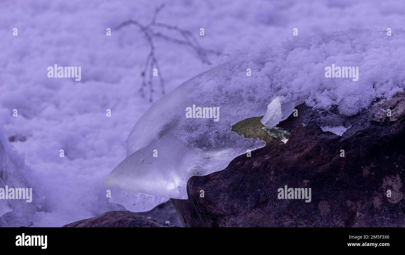 Nature creates really nice works of art in nature, especially with cold