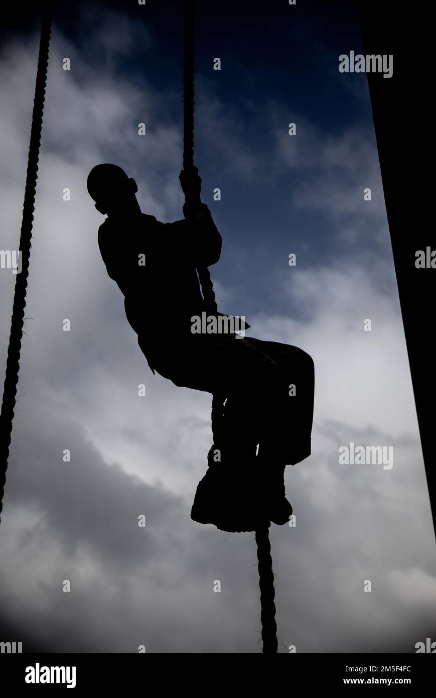 A U.S. Marine Corps Recruit with Kilo Company, 3rd Recruit Training