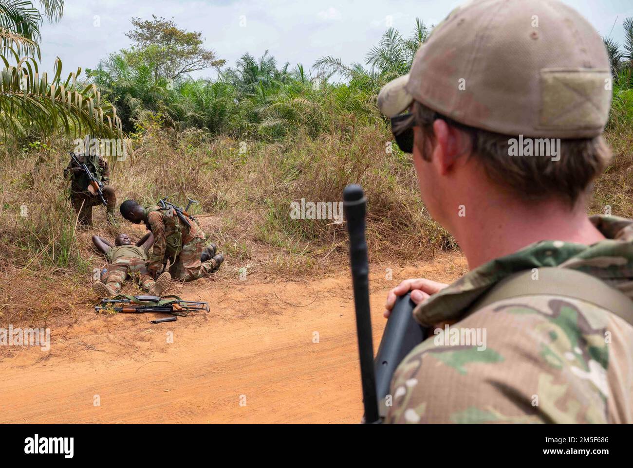 A U.S. Army Green Beret assigned to Special Forces Operational