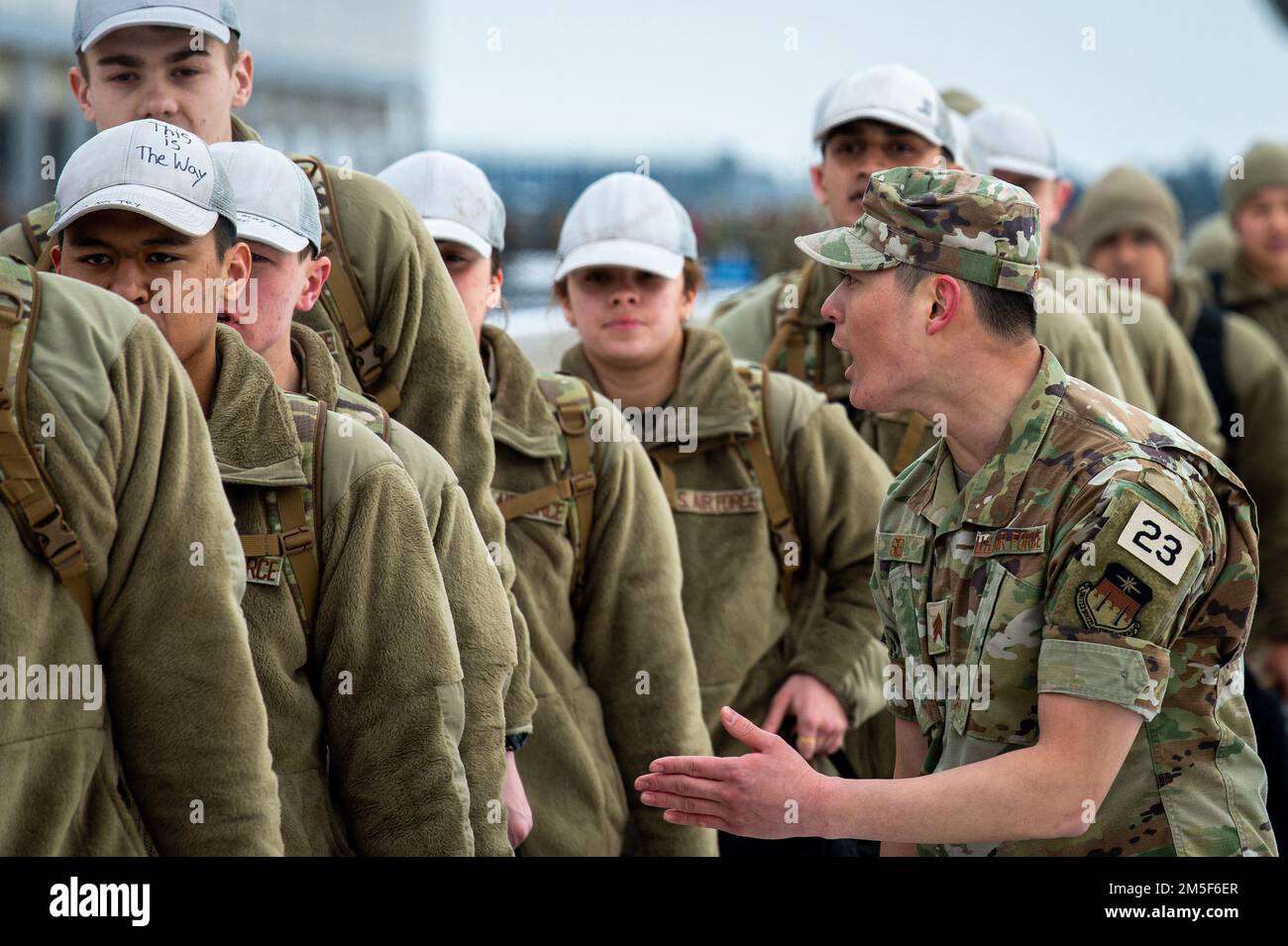 U.S. AIR FORCE ACADEMY, Colo. Cadets are motivated to march from the