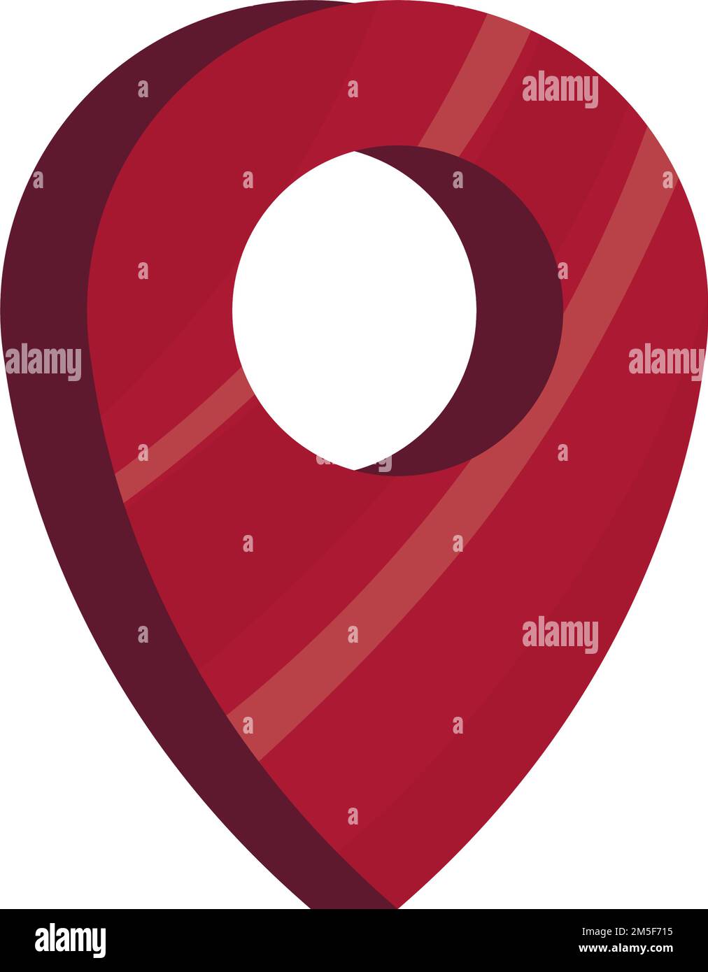 red location pin Stock Vector Image & Art - Alamy
