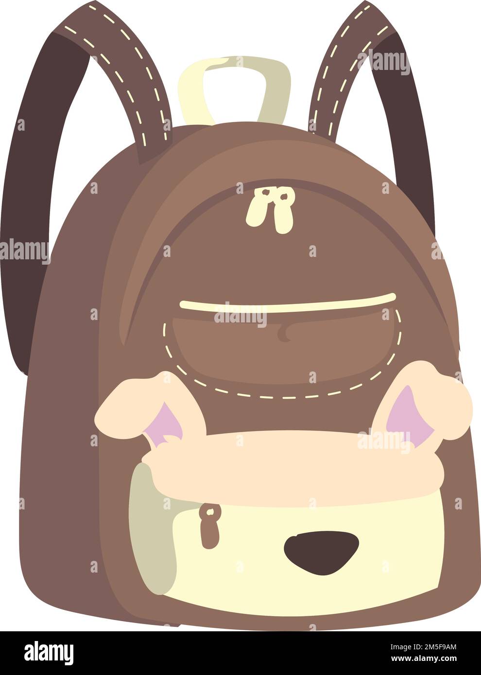 Somoyed Dog Pattern Print Backpack main image 0