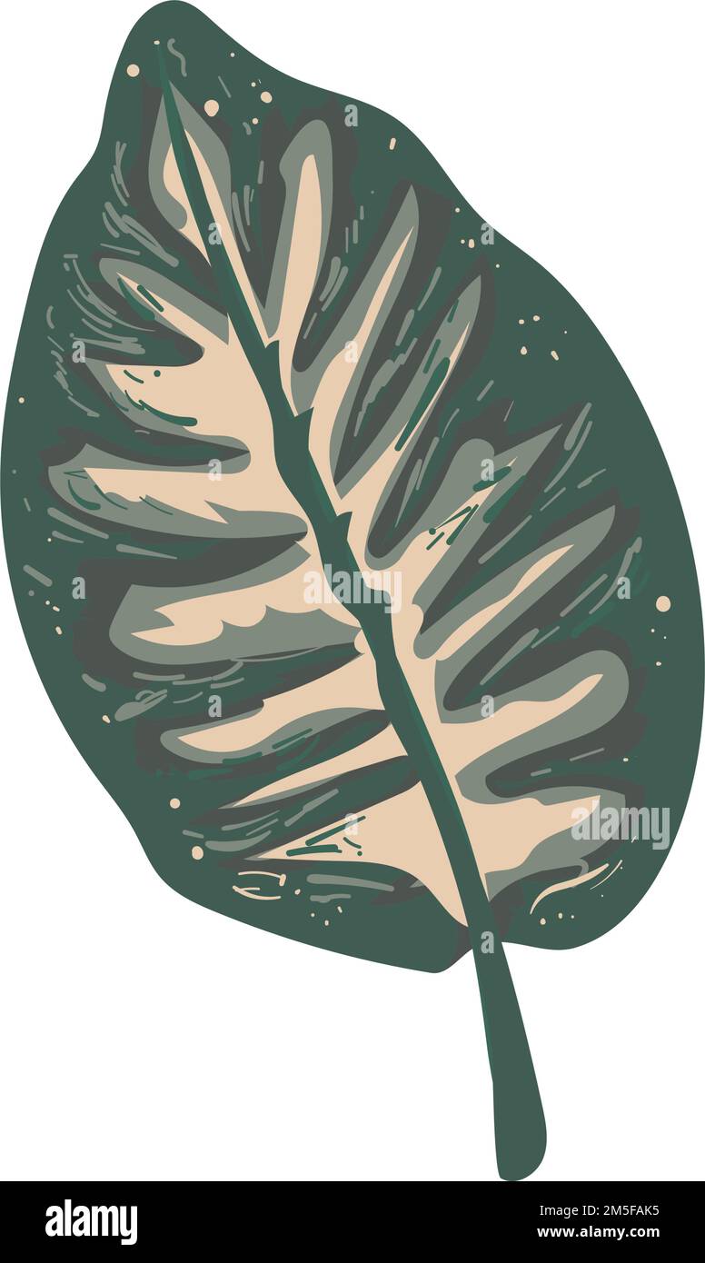 green leaf illustration Stock Vector Image & Art - Alamy