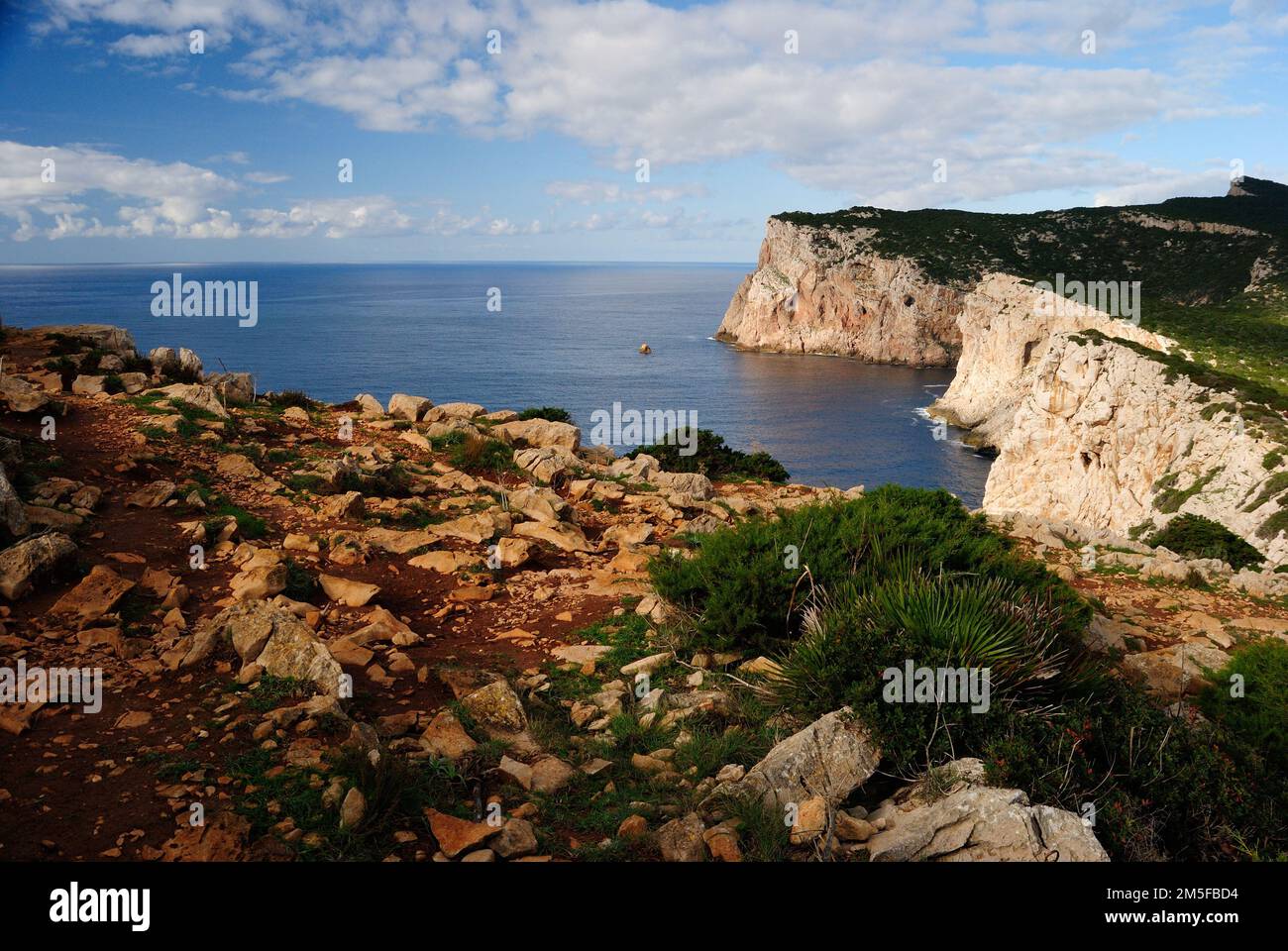 The cliffs of Capo Caccia Stock Photo - Alamy