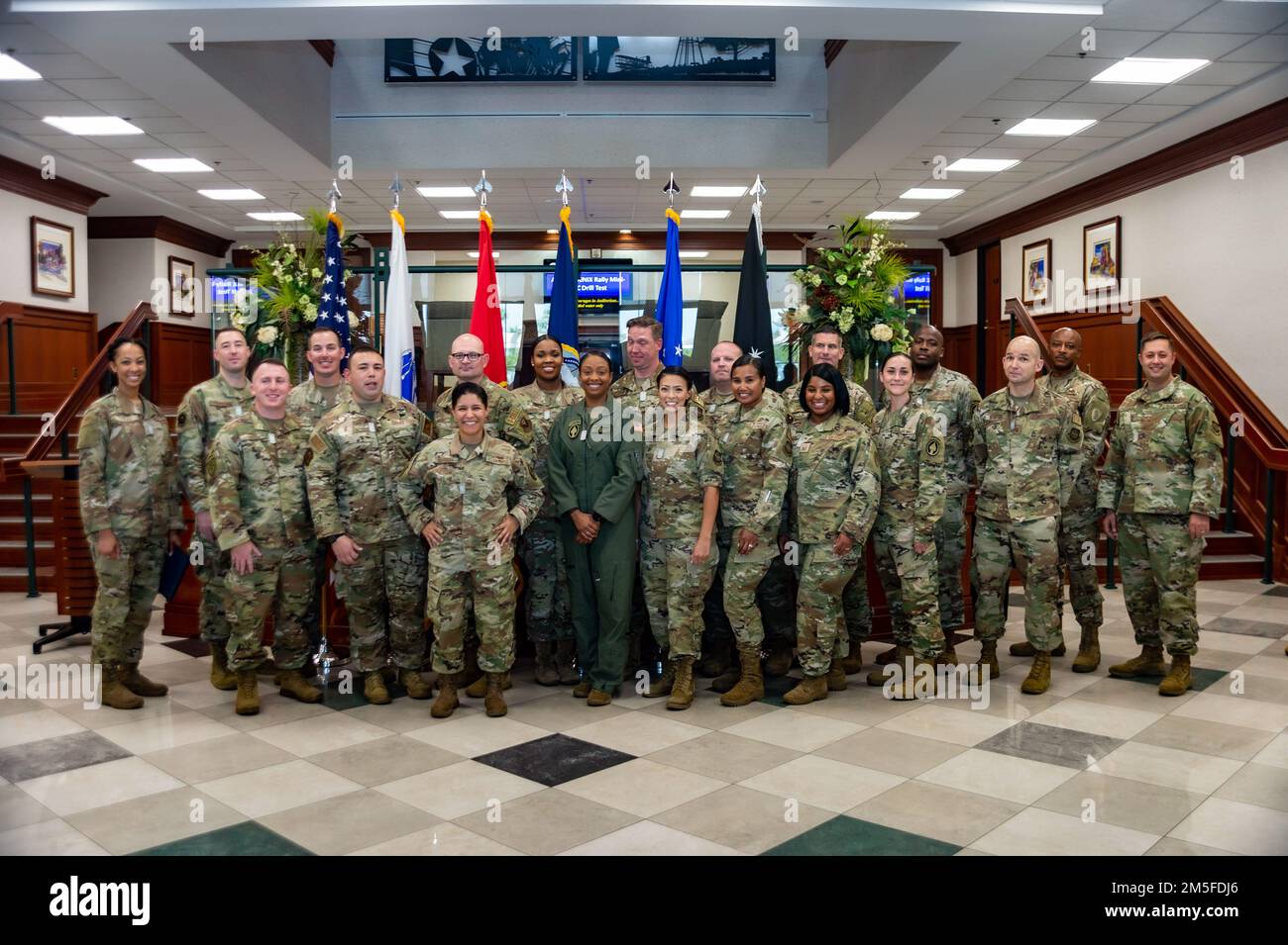 U.S. Air Force senior master sergeant (SMSgt) selects gather for a