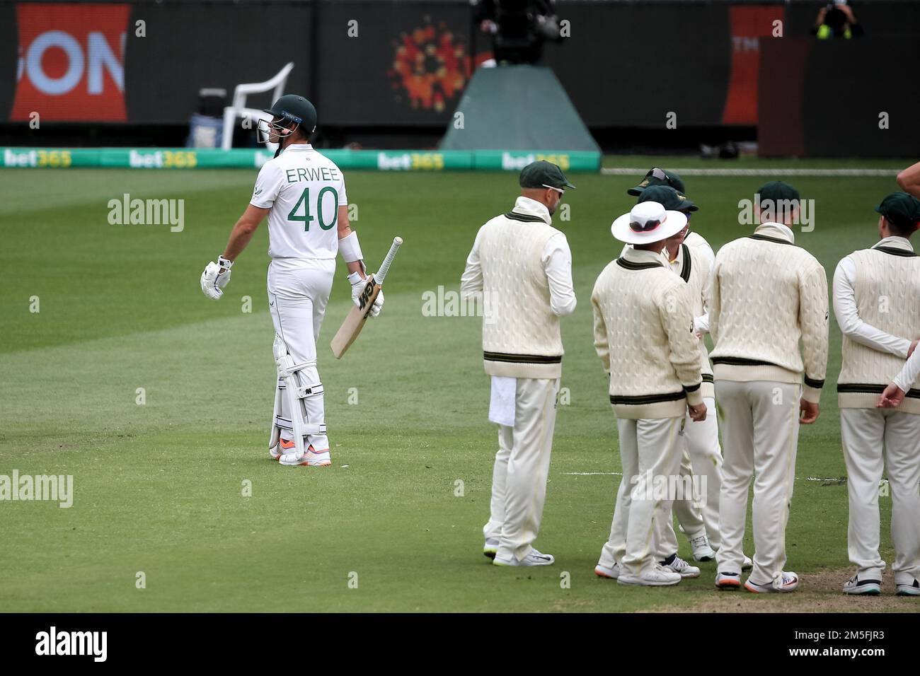 Melbourne, Australia, 29 December, 2022. Sarel Erwee of South Africa