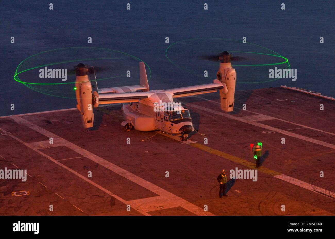220312-N-MJ302-1334 PACIFIC OCEAN (Mar. 12, 2022) A CMV-22B Osprey ...