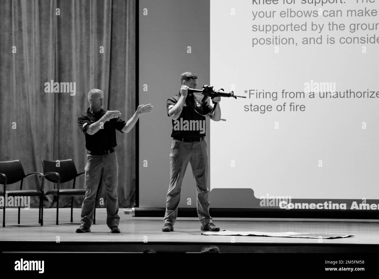 Soldiers from the U.S. Army Marksmanship give Small Arms Firearms