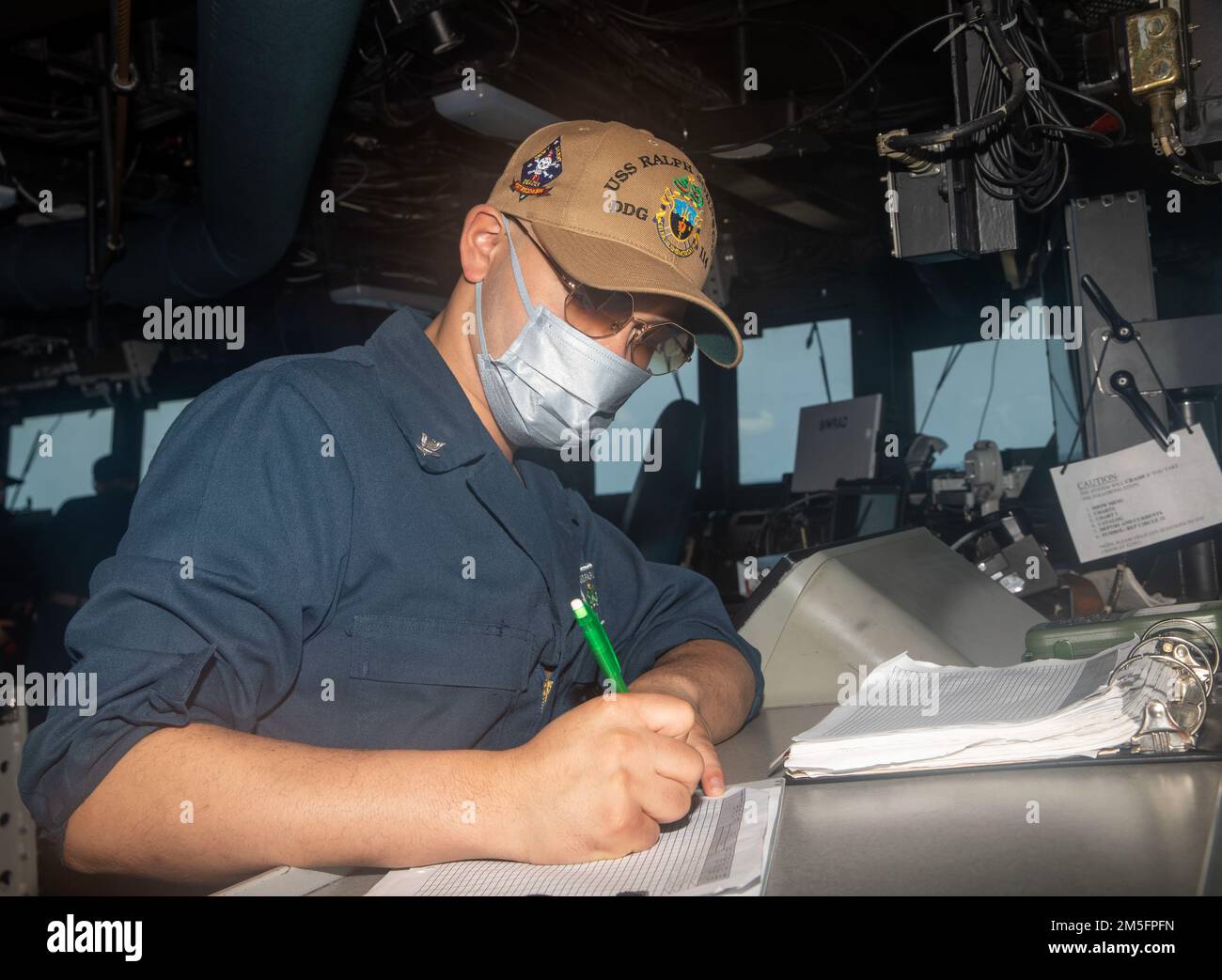 SOUTH CHINA SEA (March 14, 2022) Izaiah Irby, from Greenville, S.C