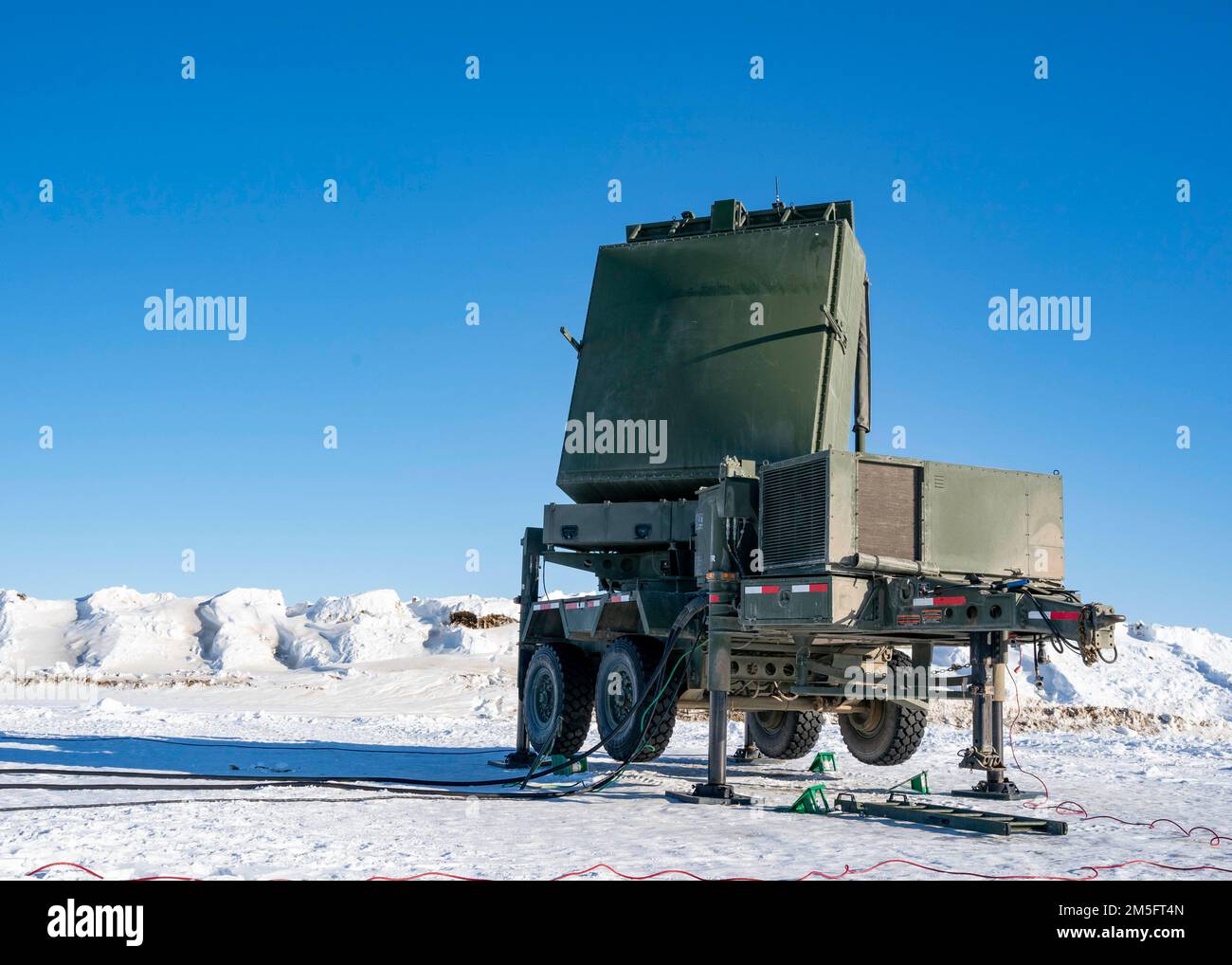 The AN/MPQ504 medium range radar is tested during Exercise ARCTIC EDGE
