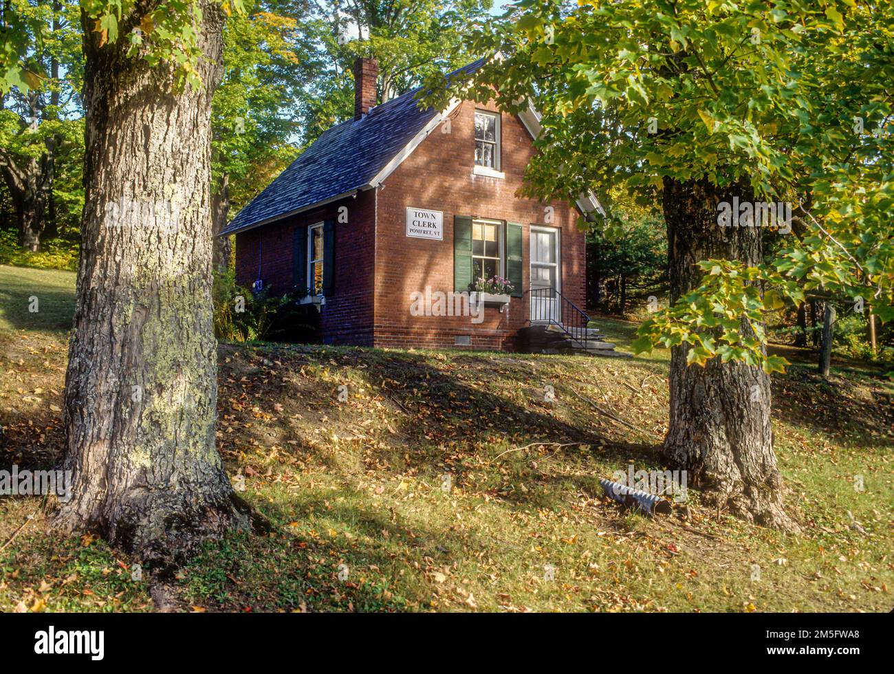 Town Clerk's Office, Pomfret, VT Stock Photo Alamy