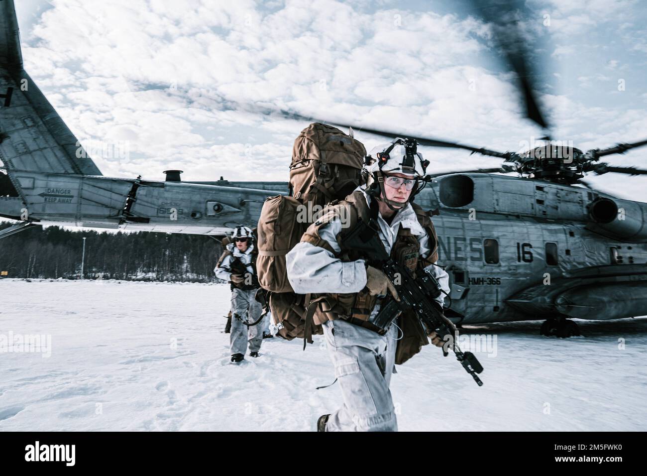 A Norwegian soldier with Armoured Battalion, Brigade Nord, Norwegian ...