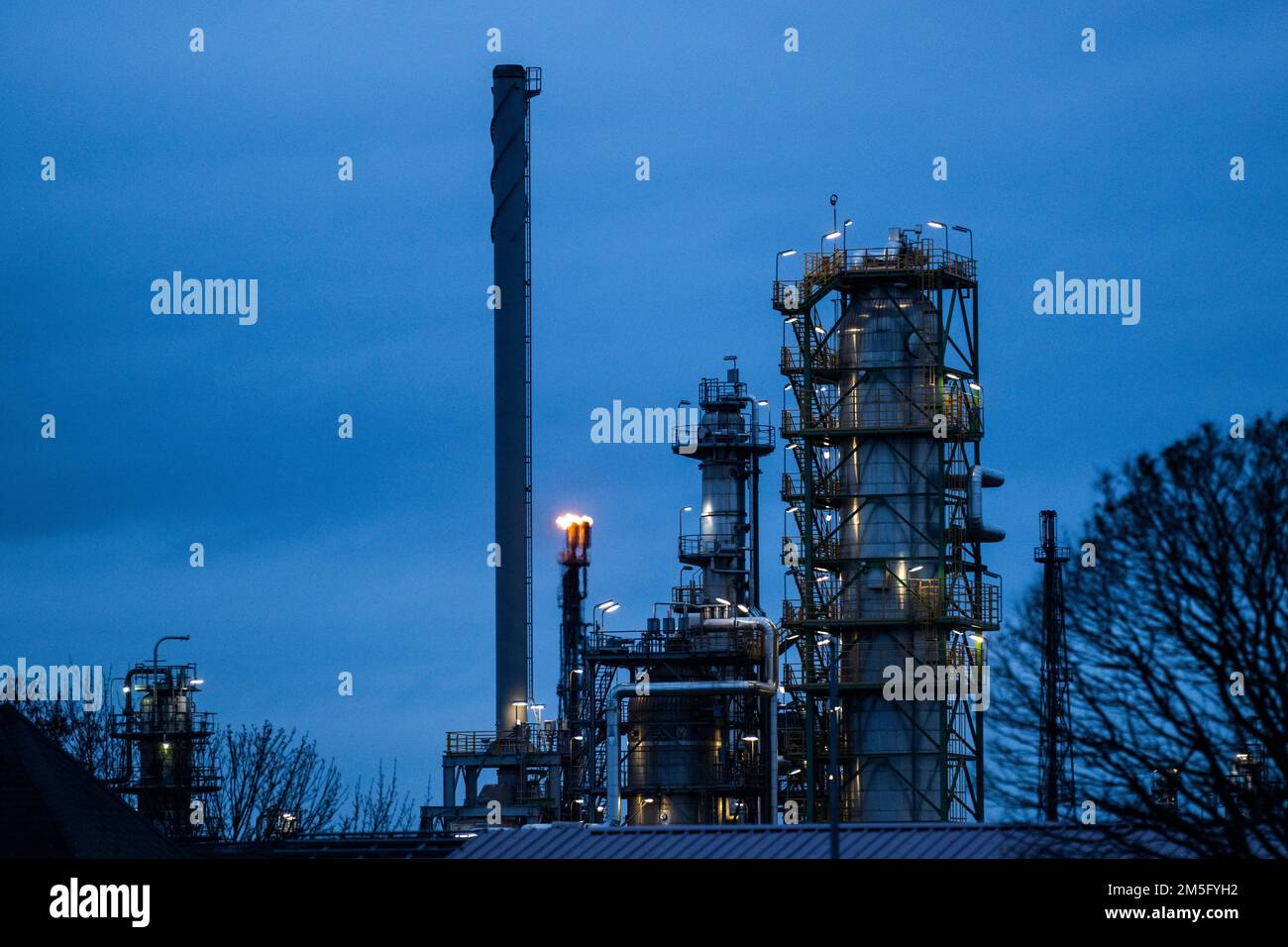 28 December 2022 Brandenburg Schwedt Oder The Facilities Of The Oil 