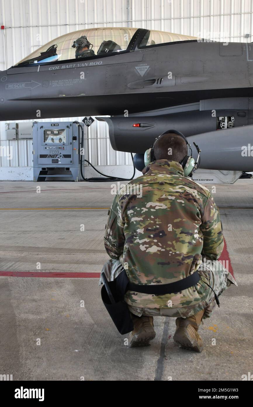 U.S. Air Force Staff Sgt. Nathan White, tactical aircraft maintenance