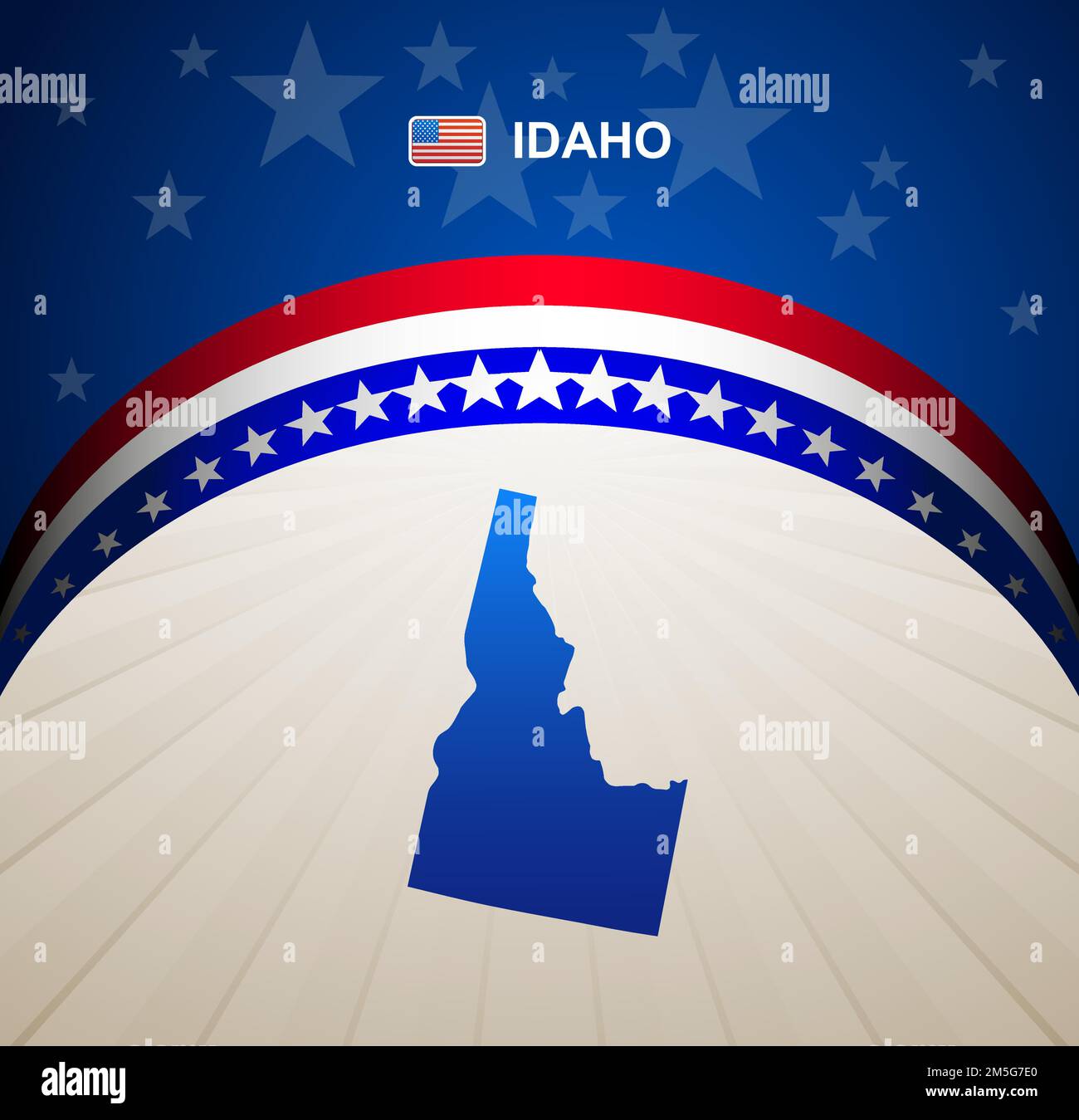 Idaho map vector background Stock Vector Image & Art - Alamy