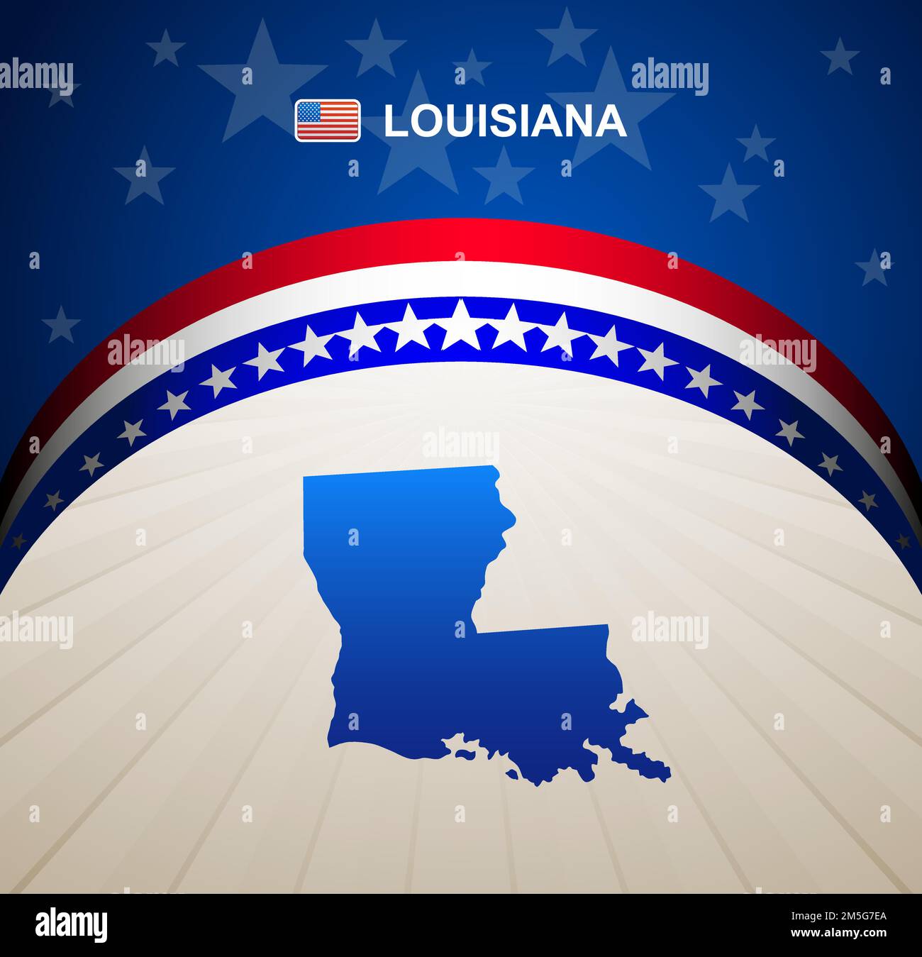 Louisiana map vector background Stock Vector Image & Art - Alamy