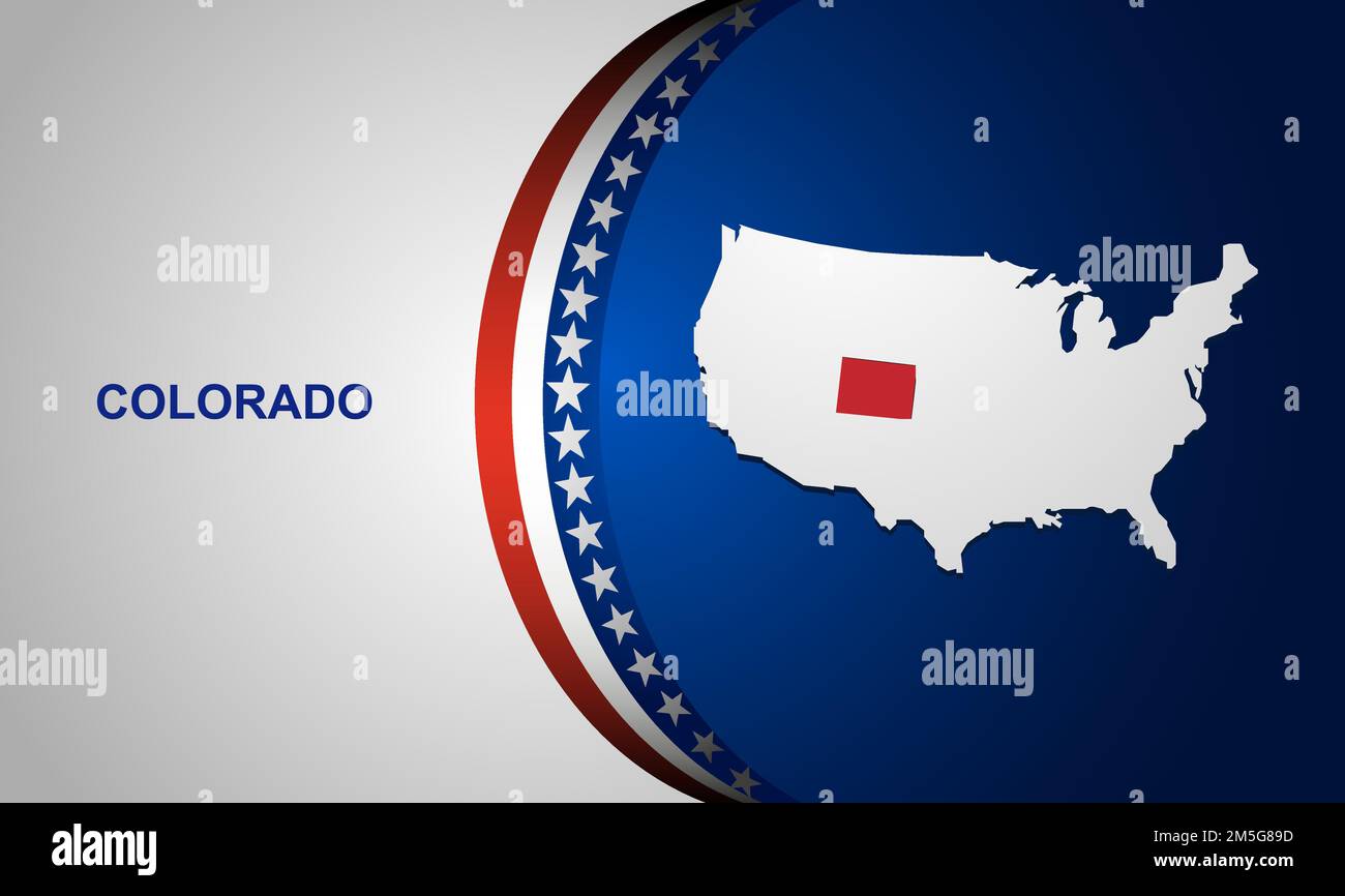Colorado map vector background Stock Vector Image & Art - Alamy